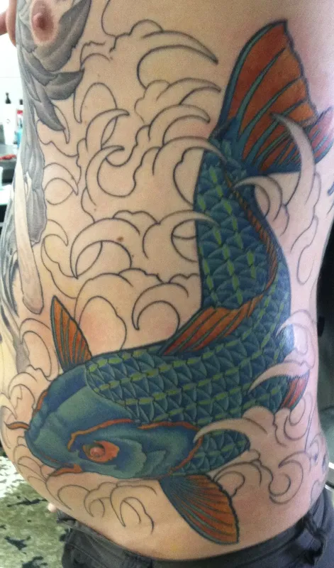 Custom tattoo by Aaron Sangenitto at Tattooz Ink in Redding, California