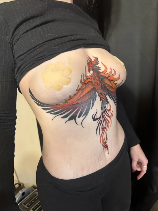 Custom tattoo by Aaron Sangenitto at Tattooz Ink in Redding, California
