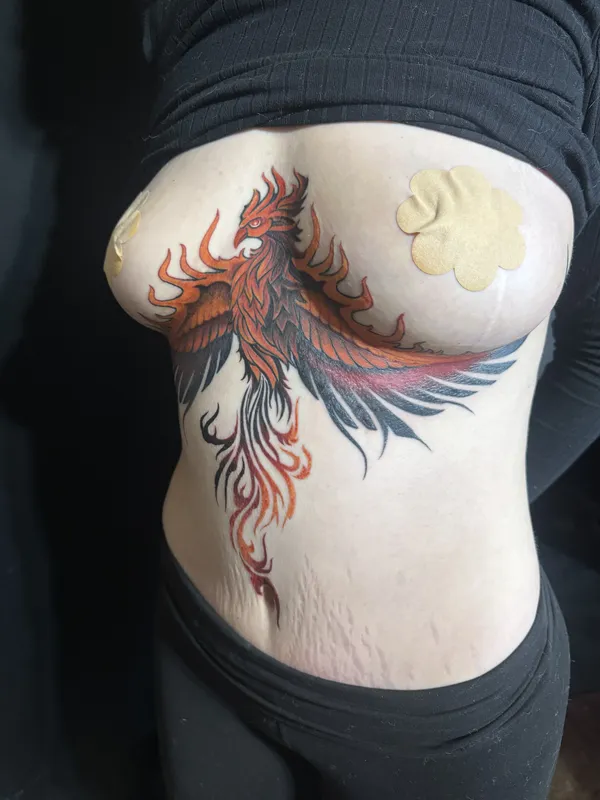 Custom tattoo by Aaron Sangenitto at Tattooz Ink in Redding, California