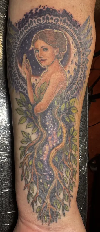 Custom tattoo by Aaron Sangenitto at Tattooz Ink in Redding, California
