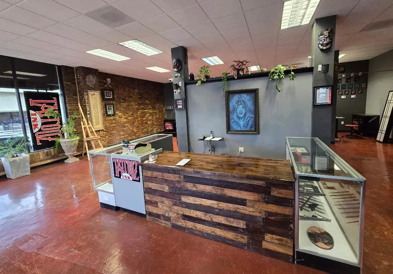 Inside the Tattooz Ink tattoo shop in Redding, California