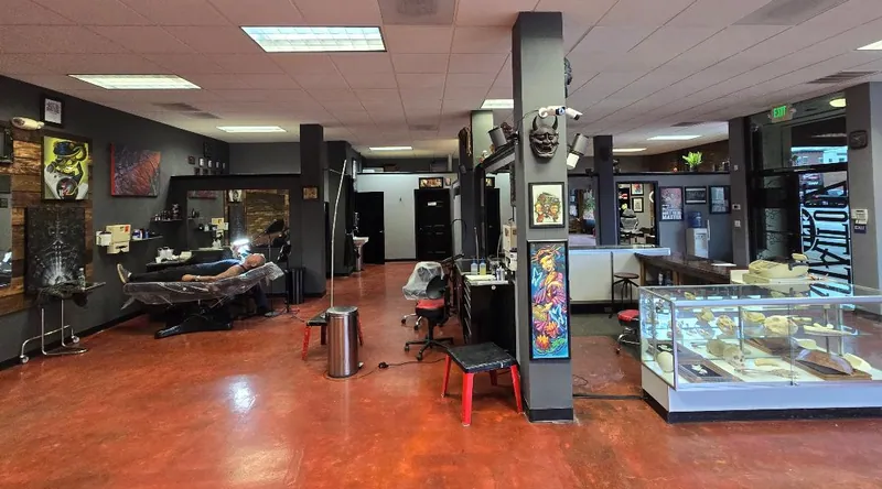 Inside the Tattooz Ink tattoo shop in Redding, California